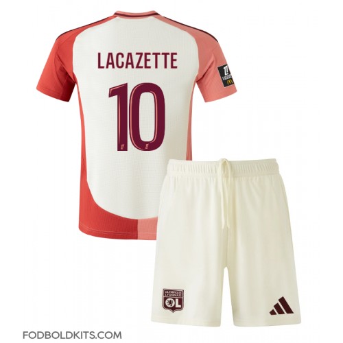 Olympique Lyonnais Alexandre Lacazette #10 Tredje sæt Børn 2024-25 Kortærmet (+ Korte bukser)